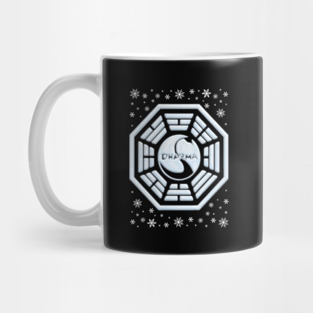 Lost Dharma Initiative Christmas Snow Logo by Rebus28